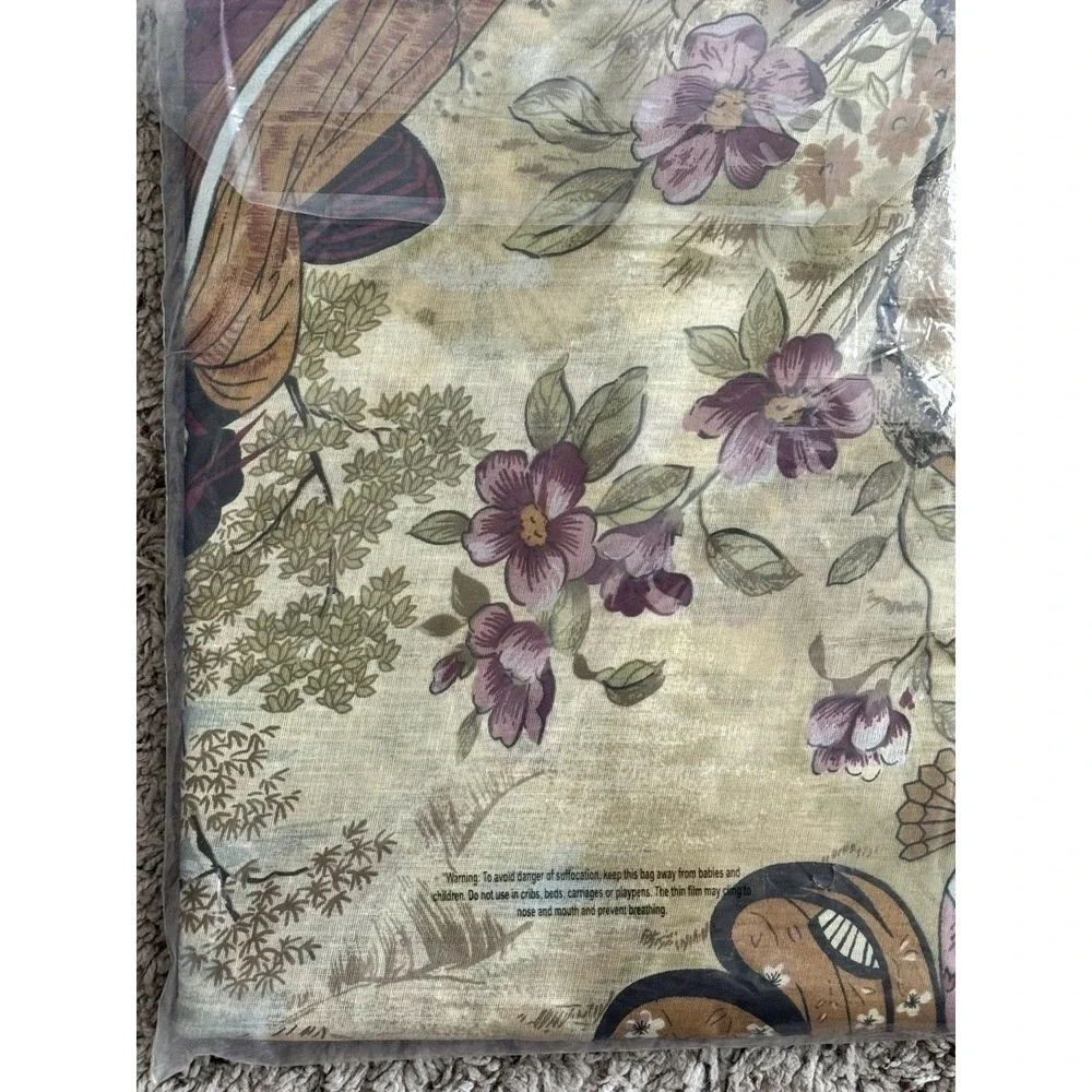 Japanese Geisha Garden Shower Curtain‎ Floral